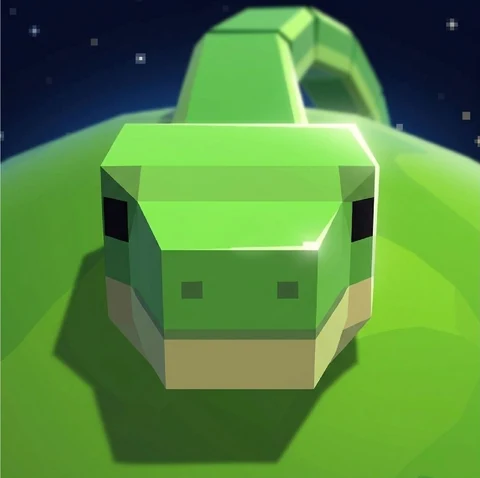 Planet Snake 3D logo